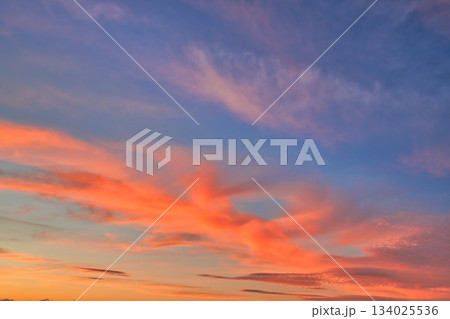 Sky Replacement Sunset The Fire of The Skies 134025536