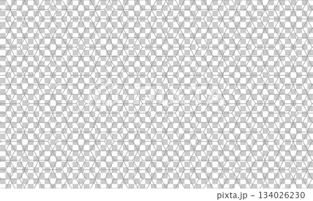 A curved wire frame with diamond-shaped gaps 134026230