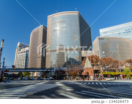 数寄屋橋交差点の風景 134026473