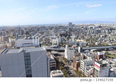 大阪府堺市堺区市役所中心街付近の街並風景 大阪府堺市堺区市役所中心街付近の街並風景 134027150