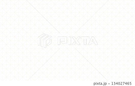 ひし形の角にドットが入った四角い方眼線が重なる破線のグリッド 134027465