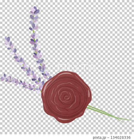 紅色密封印章 134028336