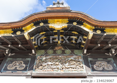 晩秋の二条城　二の丸御殿　京都市中京区 134029067