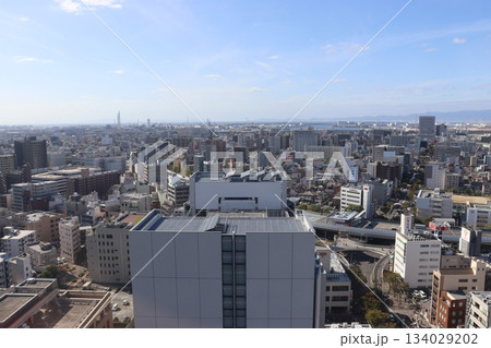 大阪府堺市堺区堺東市役所近くの街並 大阪府堺市堺区堺東市役所近くの街並 134029202