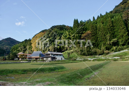 山陰の秋　島根の農村風景 134033046