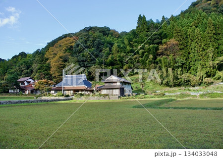 山陰の秋　島根の農村風景 134033048