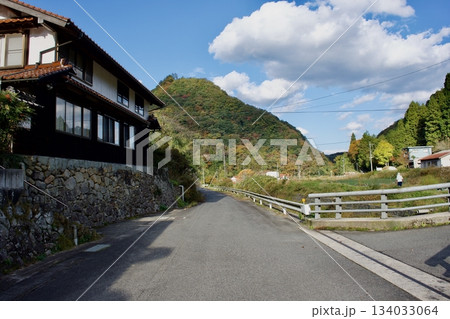 山陰の秋　島根の農村風景 134033064