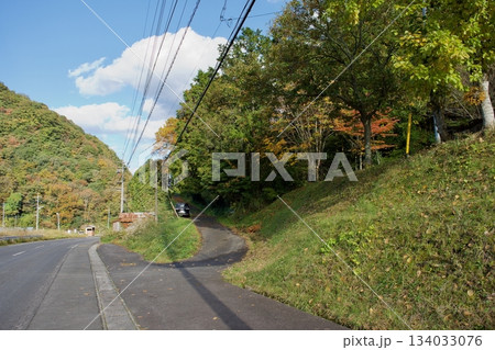 山陰の秋　島根の農村風景 134033076