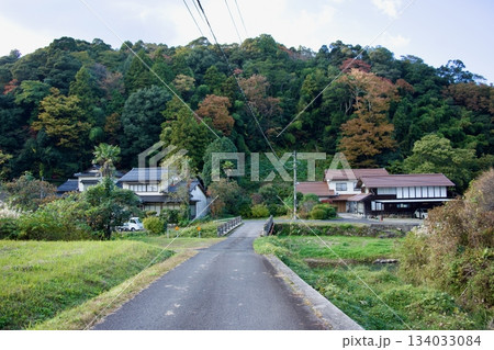 山陰の秋　島根の農村風景 134033084