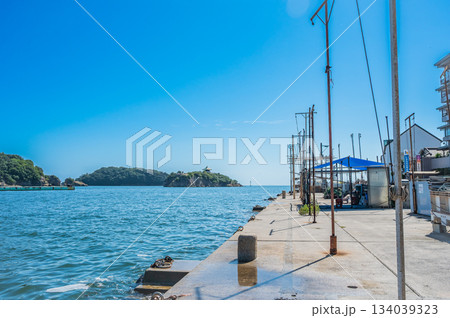 広島県・鞆の浦の歴史ある港町の風景 広島県・鞆の浦の歴史ある港町の風景 134039323