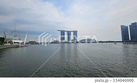 This is marina bay sands with art building 134040000