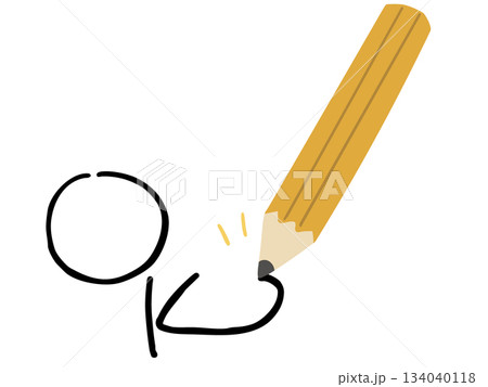 OK 鉛筆 主線なし 134040118