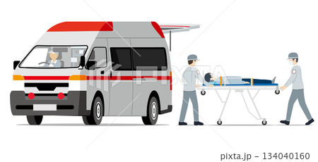 救急車、救急搬送 救急車、救急搬送 134040160