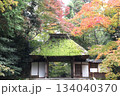 紅葉に包まれた哲学の道の京都法然院を歩く 134040370
