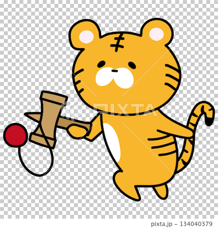 老虎玩劍玉 134040379