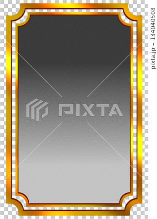 灰色亮面復古相框 134040508