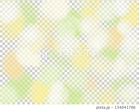 黄色や黄緑の水彩にじむテクスチャ背景素材 134041786