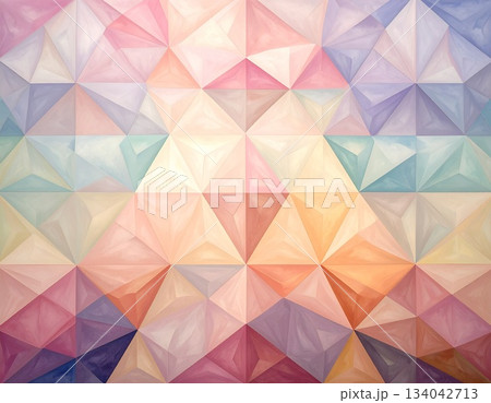 カラフル 幾何学 模様 抽象 アート 背景 カラフル 幾何学 模様 抽象 アート 背景 134042713