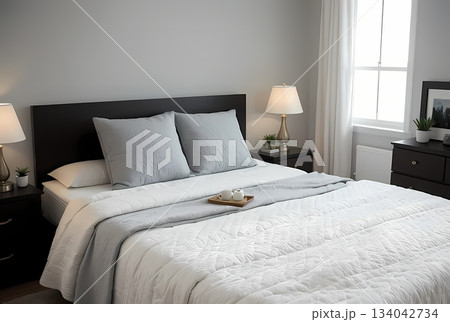 シンプルな寝室 シンプルな寝室 134042734