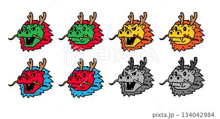 chinese dragon vector new year cartoon character mascot face head smiling icon gold logo doodle symbol illustration design isolated chinese dragon vector new year cartoon character mascot face head smiling icon gold logo doodle symbol illustration design isolated 134042984
