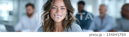 Diverse engineering team collaborates on innovative project development strategies 134043769