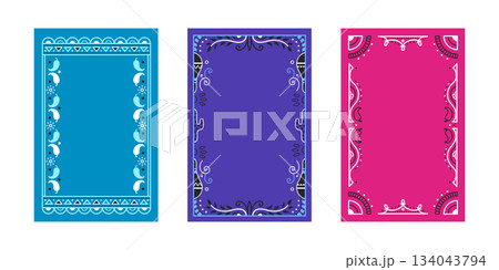 Mexican frame with ornamental border Mexican frame with ornamental border 134043794