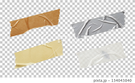 テープの切れ端(背景透過) テープの切れ端(背景透過) 134043840