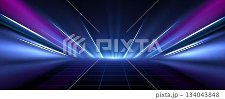 Speed motion neon tech lines 134043848