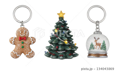クリスマスキーホルダー＆マグネット（背景透過） 134043869