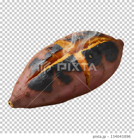 焼き芋（湯気つき） 134043896