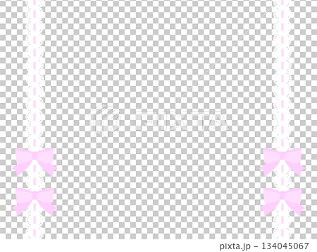 Double ribbon ladder lace sweet lolita style frame, 4:3 size 134045067