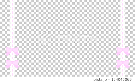 Double ribbon ladder lace sweet lolita style frame, 16:9 size 134045069