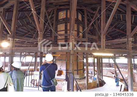 野木町煉瓦窯の窯上部（2階）【栃木県野木町】 134045336