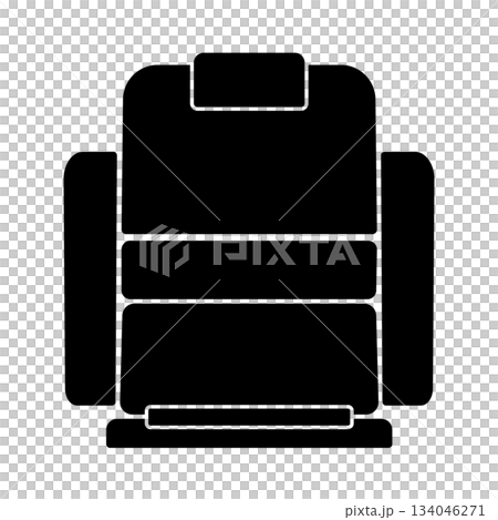 理髮椅圖標 理髮椅圖標 134046271
