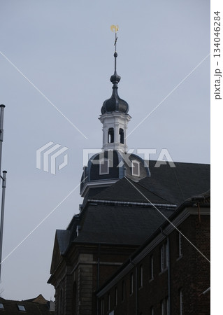 Historic Building Architectural Detail Stone Tower Historic Building Architectural Detail Stone Tower 134046284
