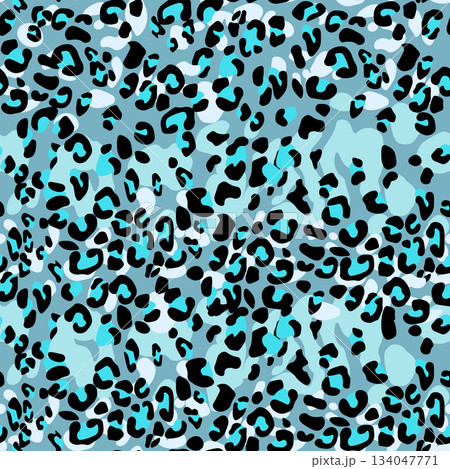 Abstract modern leopard seamless pattern. Animals trendy background. Color decorative vector stock illustration for print, card, postcard, fabric, textile. Modern ornament of stylized skin Abstract modern leopard seamless pattern. Animals trendy background. Color decorative vector stock illustration for print, card, postcard, fabric, textile. Modern ornament of stylized skin 134047771