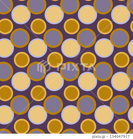 Arabic arabesque seamless pattern with colorful elements. Geometric background. Design greeting card for Ramadan Kareem, Islamic ornamental colorful detail of mosaic. Vector illustration 134047917