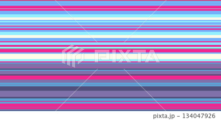 Multicolor striped background, colorful geometric vector texture with lines. Modern splash effect banner. Abstract illustration with stripe. Hand drawn seamless pattern for fabric, textile, wallpaper 134047926