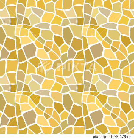 Abstract modern giraffe seamless pattern. Animals trendy background. Colorful decorative vector stock illustration for print, card, postcard, fabric, textile. Modern ornament of stylized skin 134047955