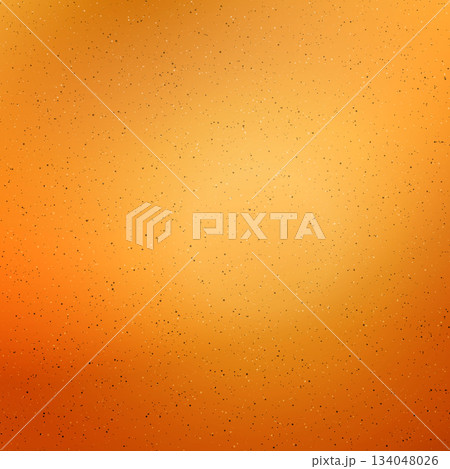Gradient metallic golden background. Abstract vector pattern with copy space. Polished metal texture, smooth wallpaper. Design for banner, card, postcard, backdrop 134048026