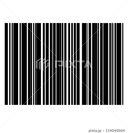 Barcode isolated on color background. Code stripes sticker. Barcode labels, customers qr code Barcode isolated on color background. Code stripes sticker. Barcode labels, customers qr code 134048084