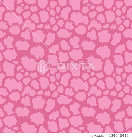 Abstract modern giraffe seamless pattern. Animals trendy background. Colorful decorative vector stock illustration for print, card, postcard, fabric, textile. Modern ornament of stylized skin 134048412