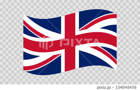 Flag of United Kingdom. English national symbol in official colors. Template icon. Abstract vector background Flag of United Kingdom. English national symbol in official colors. Template icon. Abstract vector background 134048456