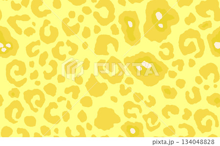 Abstract modern leopard seamless pattern. Animals trendy background. Color decorative vector stock illustration for print, card, postcard, fabric, textile. Modern ornament of stylized skin Abstract modern leopard seamless pattern. Animals trendy background. Color decorative vector stock illustration for print, card, postcard, fabric, textile. Modern ornament of stylized skin 134048828