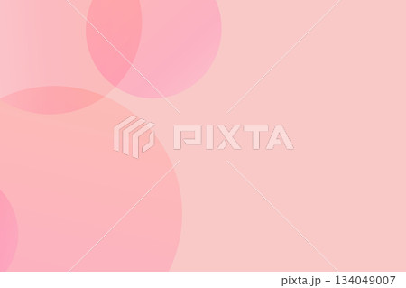 Trendy abstract minimal geometric blurred background. Smooth vector illustration for template, posters, card, banner. Pink elements with fluid dynamic gradient 134049007