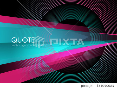 Blue purple shiny linear circles and stripes abstract futuristic tech background 134050083