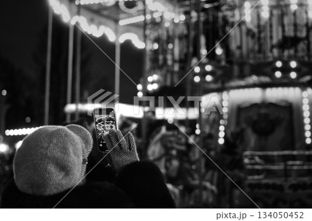 Celebrating Yuletide: The Magic and Warmth of Christmas 134050452