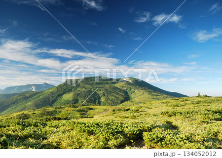 【山の風景】富山県・北アルプス・太郎兵衛平～北ノ俣岳 134052012