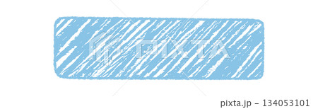 Diagonal crayon scribble rectangle frame with organic blue sketch. Pastel quote banner as graphic background and template for card or message art. Modern frame style, hand drawn for creative use. Diagonal crayon scribble rectangle frame with organic blue sketch. Pastel quote banner as graphic background and template for card or message art. Modern frame style, hand drawn for creative use. 134053101