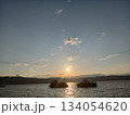 空と湖 134054620